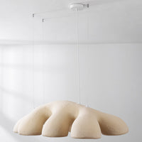 Lampa Wisząca Wabi Sabi 7-Punktowa Beżowa | Nowoczesna Lampa Sufitowa