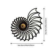 Kinkiet LED w unikalnym stylu Nautilus | Dekoracyjna lampa ścienna do salonu i sypialni