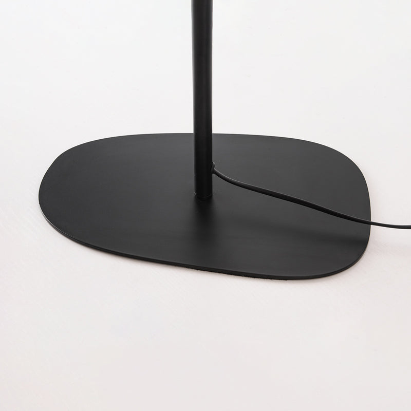 Lampa Podłogowa z Lnianymi Kloszami | Designerska Lampa Stojąca do Salonu i Sypialni