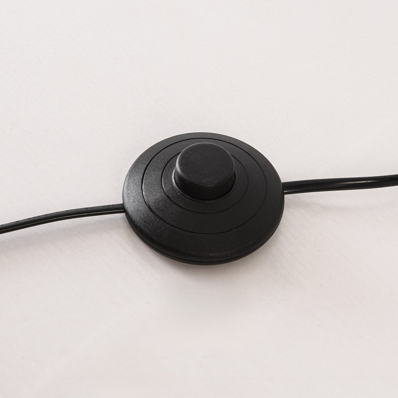 Lampa Podłogowa z Lnianymi Kloszami | Designerska Lampa Stojąca do Salonu i Sypialni