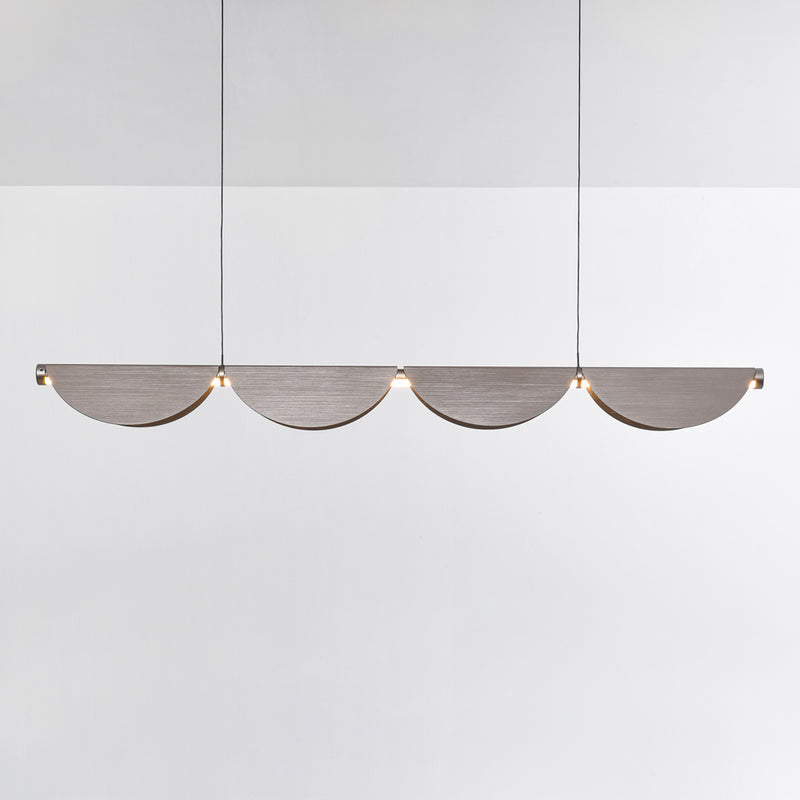 Lampa Wisząca Szara Regulowana | Nowoczesna Lampa LED 3-Stopniowo Ściemniana