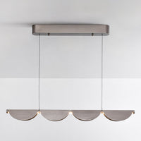 Lampa Wisząca Szara Regulowana | Nowoczesna Lampa LED 3-Stopniowo Ściemniana