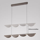 Lampa Wisząca Szara Regulowana | Nowoczesna Lampa LED 3-Stopniowo Ściemniana