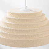 Lampa Wisząca Wabi Sabi 2-Punktowa | Lampa Sufitowa Beżowa z Efektem Kamienia