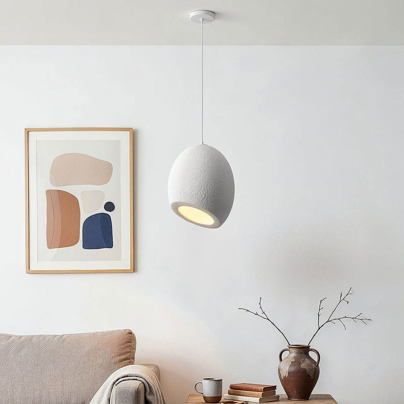 Lampa Sufitowa Wabi Sabi | Nowoczesna Lampa Wisząca z Efektem Kamienia