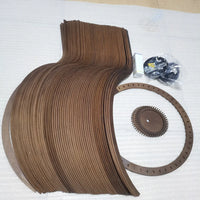 Drewniana Lampa Wisząca | Nowoczesna Lampa Sufitowa w Stylu Skandynawskim