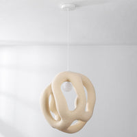 Lampa Wisząca Wabi Sabi Beżowa | Nowoczesna Lampa Sufitowa