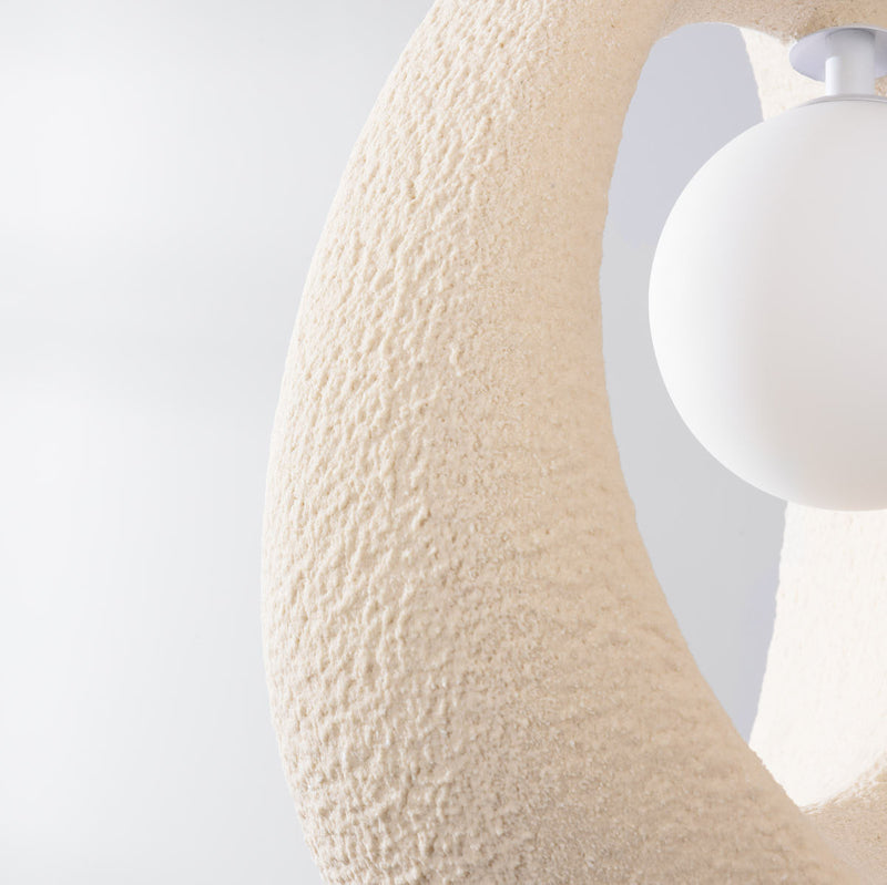 Lampa Wisząca Wabi Sabi | Nowoczesna Lampa Sufitowa Organiczna do Salonu i Jadalni