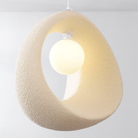 Lampa Wisząca Wabi Sabi | Nowoczesna Lampa Sufitowa Organiczna do Salonu i Jadalni