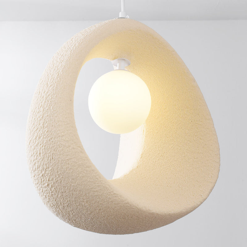 Lampa Wisząca Wabi Sabi | Nowoczesna Lampa Sufitowa Organiczna do Salonu i Jadalni